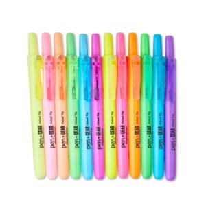 Pen+Gear Retractable Highlighters, Chisel Tip, Assorted Colors, Multi Colored Ink,12 Count - Image 8