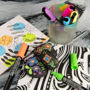 Royal & Langnickel 6 Piece 2.0 mm Neon Chalk Marker Set - Image 3