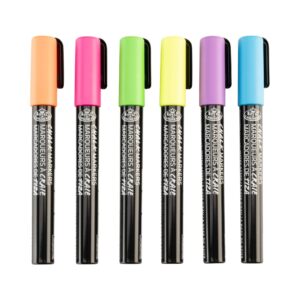 Royal & Langnickel 6 Piece 2.0 mm Neon Chalk Marker Set - Image 7