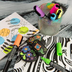 Royal & Langnickel 6 Piece 2.0 mm Neon Chalk Marker Set - Image 8