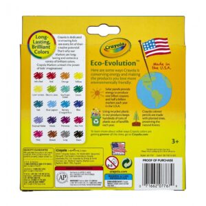 Crayola Broad Line Markers, 20 Ct Classic Colors, School Supplies for Teachers and Kids, Classroom Supplies - Image 7