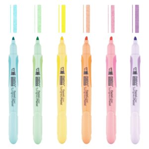 Marvy Uchida Pastel Liner, Chisel Tip, Assorted Colors, 6 Pc Set, 8000-6P - Image 6