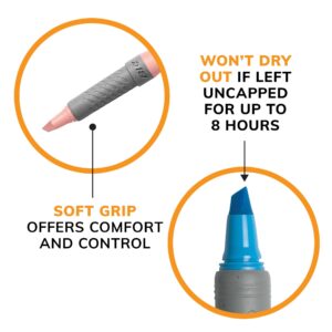 BIC Brite Liner Grip Yellow Highlighter, Chisel Tip, Yellow, Non-Toxic, 5-Pack - Image 3