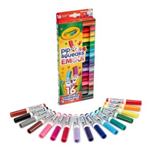 Crayola Pip-Squeaks Emoji Stamp Washable Markers, 16 Count - Image 5