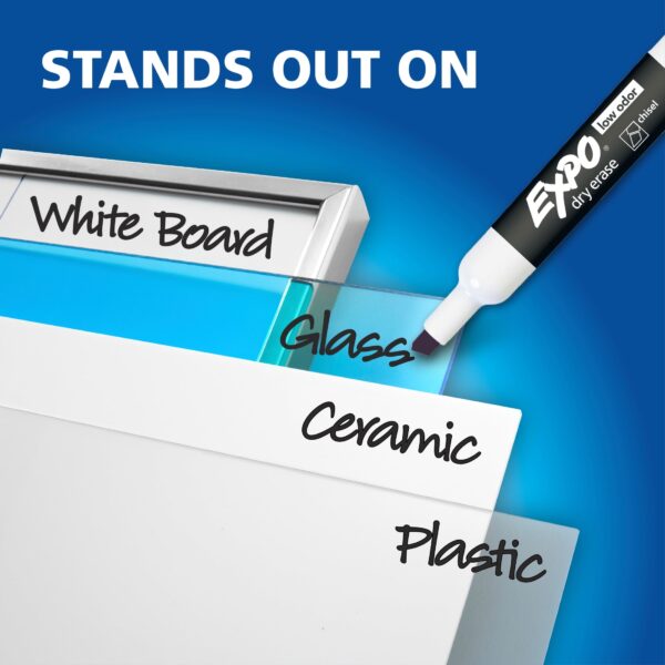 EXPO Dry Erase Markers Kit, Includes Eraser, Organizer, 8 Count