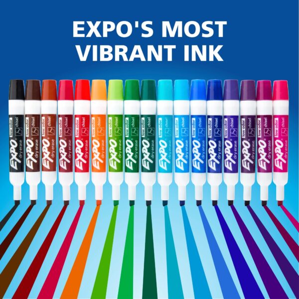 EXPO Dry Erase Markers Kit, Includes Eraser, Organizer, 8 Count