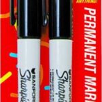 Sanford 30162PP Sharpie Fine Point Black Permanent Marker Pack Of 2,1 Each