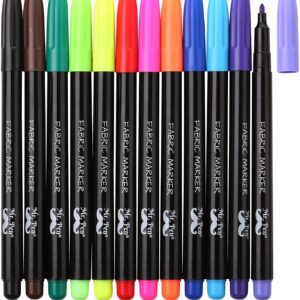 Mr. Pen- Fabric Markers, 12 Pack, Marker for Clothes - Image 1
