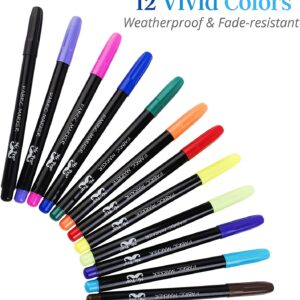 Mr. Pen- Fabric Markers, 12 Pack, Marker for Clothes - Image 3
