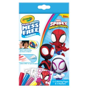 Crayola Color Wonder Spidey & His Amazing Friends Mini Box Set, Toddler Craft, Spiderman Gift for Kids, 3+ - Image 1