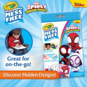Crayola Color Wonder Spidey & His Amazing Friends Mini Box Set, Toddler Craft, Spiderman Gift for Kids, 3+ - Image 8