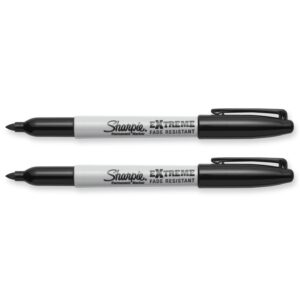 Sharpie Extreme Permanent Markers, Fine Point, Black, 2 Count - Image 3