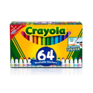 Crayola Washable Broad Line Markers with Gel FX Markers, 64 Count - Image 3