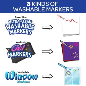 Crayola Washable Broad Line Markers with Gel FX Markers, 64 Count - Image 4