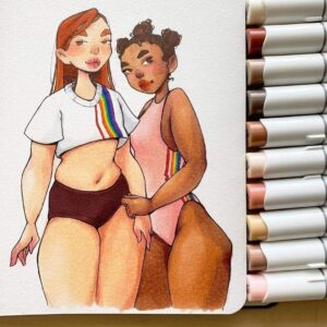 Ohuhu Alcohol Markers Skin Tone 36 Portrait Colors - Refillable Ink - Brush & Chisel Dual Tips - Image 7