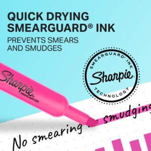 Sharpie Tank Style Highlighters, Chisel Tip, Assorted Colors, 12 Count