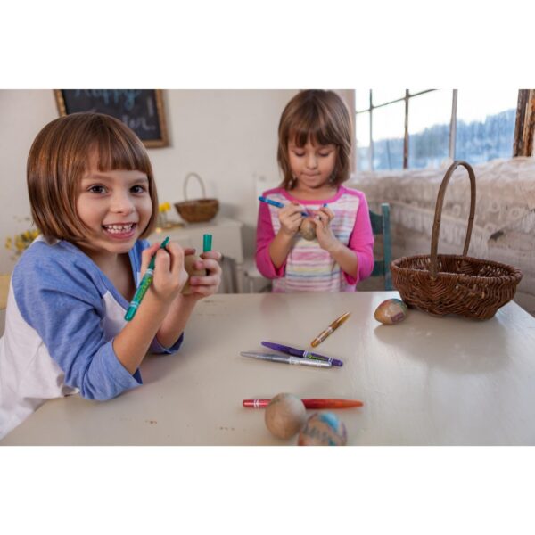 Crayola Glitter Markers, 6-Colors
