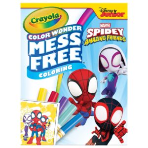Crayola Color Wonder Mess Free Coloring Pages & Markers, Spidey & His Amazing Friends Art Supplies, Travel Activity, Spiderman Gift for Kids, 3+ - Image 6