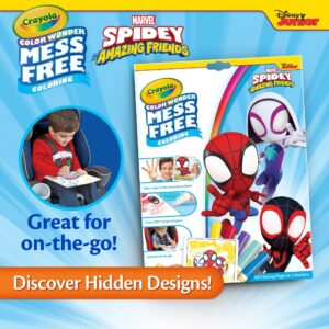 Crayola Color Wonder Mess Free Coloring Pages & Markers, Spidey & His Amazing Friends Art Supplies, Travel Activity, Spiderman Gift for Kids, 3+ - Image 9