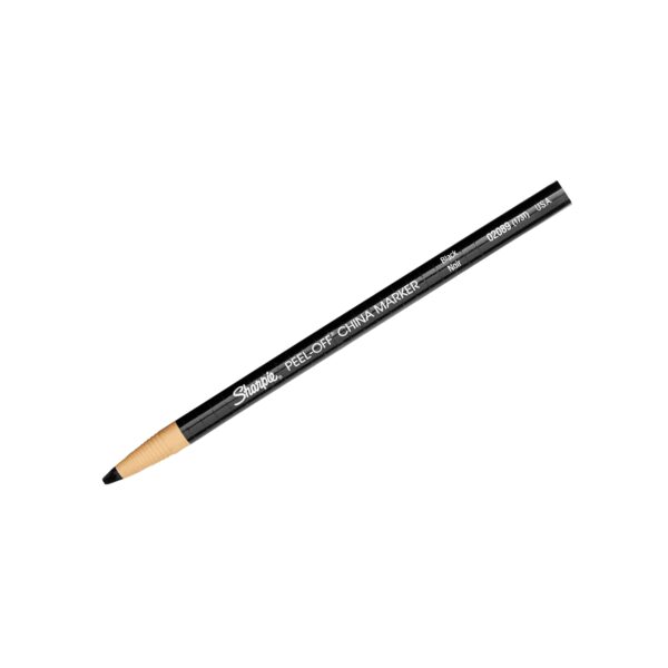 Sharpie Peel-Off China Markers with Pull String, Fine Point, Black, 12 Count Sharpie Peel-Off China Markers with Pull String, Fine Point, Black, 12 Count