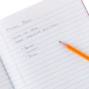 Pen+Gear Wide Ruled Poly Composition Book, 7.5" x 9.75", Purple, 80 Sheets - Image 4