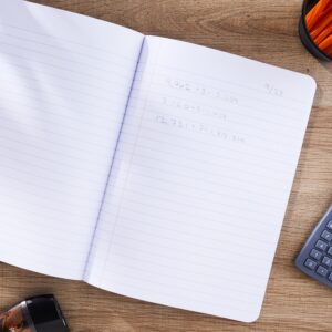 Pen+Gear Wide Ruled Poly Composition Book, 7.5" x 9.75", Purple, 80 Sheets - Image 8