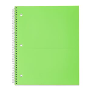 Pen + Gear Wide Ruled 1-Subject Notebook with Inside Pockets, 9" x 11", Green, 100 Heavyweight Sheets - Image 5
