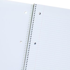 Pen+Gear College Ruled Poly 1-Subject Notebook, Green, 100 Heavyweight Sheets - Image 3