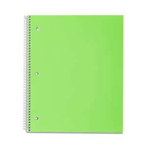 Pen+Gear College Ruled Poly 1-Subject Notebook, Green, 100 Heavyweight Sheets - Image 5