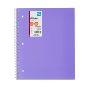 Pen+Gear College Ruled Poly 1-Subject Notebook, Green, 100 Heavyweight Sheets - Image 6