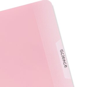 Mead Composition Book, Wide Ruled, 80 Sheets, 7.5" x 9.75", Pastel Pink - Image 3