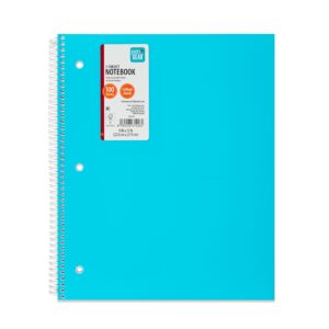 Pen+Gear College Ruled Poly 1-Subject Notebook, Green, 100 Heavyweight Sheets - Image 22