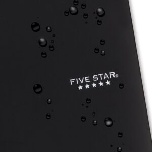 Five Star 1 Subject College Ruled Notebook Plus Study App, 8.5" x 11", Black, Poly, Spiral, 100 Sheets - Image 5