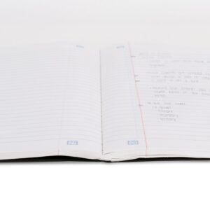 Five Star Composition Book Plus Study App, College Ruled, 80 Sheets, Poly, 7.5" x 9.75", Black - Image 4