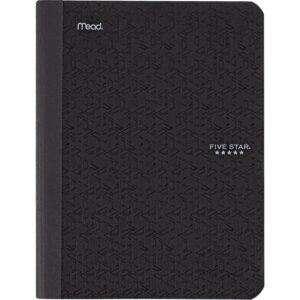 Five Star Composition Book Plus Study App, College Ruled, 80 Sheets, Poly, 7.5" x 9.75", Black - Image 9