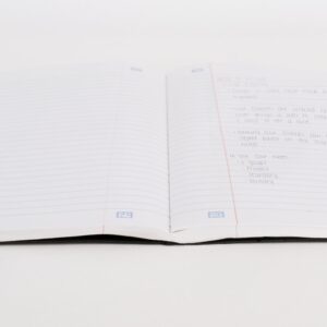 Five Star Composition Book Plus Study App, College Ruled, 80 Sheets, Poly, 7.5" x 9.75", Black - Image 18