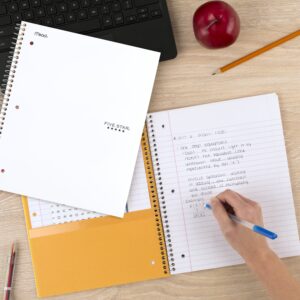 Five Star 1 Subject College Ruled Notebook Plus Study App, 8.5" x 11", Black, Poly, Spiral, 100 Sheets - Image 21