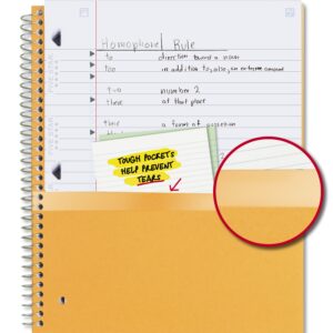 Five Star 3 Subject Wide Ruled Notebook Plus Study App, 8" x 10.5", Tidewater Blue, Poly, Spiral, 150 Sheets - Image 8