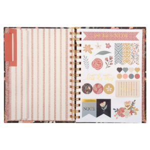 Pen+Gear 6.4x8 Hardcover Journal, Floral,Includes Sticker Sheet and Heavy-Duty Pocket,Twin-Wire Spiral Bound,For All Ages - Image 3