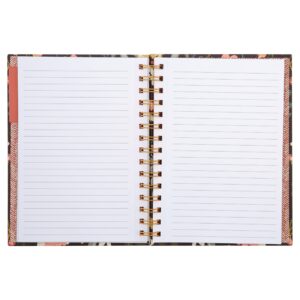 Pen+Gear 6.4x8 Hardcover Journal, Floral,Includes Sticker Sheet and Heavy-Duty Pocket,Twin-Wire Spiral Bound,For All Ages - Image 5