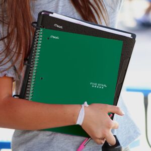 Five Star 3 Subject Wide Ruled Notebook Plus Study App, 8" x 10.5", Tidewater Blue, Poly, Spiral, 150 Sheets - Image 17