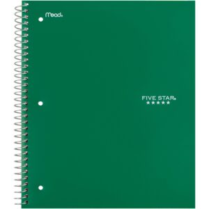 Five Star 3 Subject Wide Ruled Notebook Plus Study App, 8" x 10.5", Tidewater Blue, Poly, Spiral, 150 Sheets - Image 19