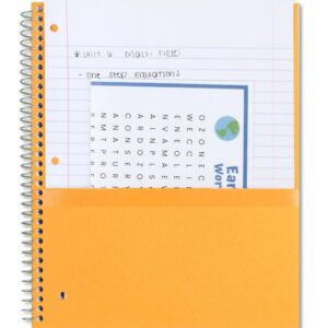 Five Star 1 Subject 100pg Wide Ruled Spiral Notebook - Image 3