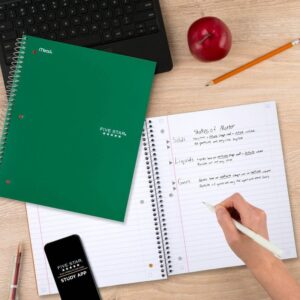 Five Star 1 Subject 100pg Wide Ruled Spiral Notebook - Image 7