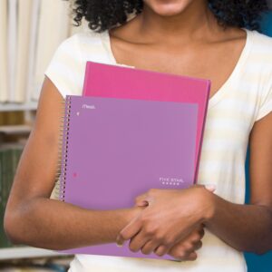 Five Star 3 Subject Wide Ruled Notebook Plus Study App, 8" x 10.5", Tidewater Blue, Poly, Spiral, 150 Sheets - Image 26