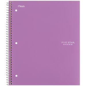 Five Star 3 Subject Wide Ruled Notebook Plus Study App, 8" x 10.5", Tidewater Blue, Poly, Spiral, 150 Sheets - Image 28