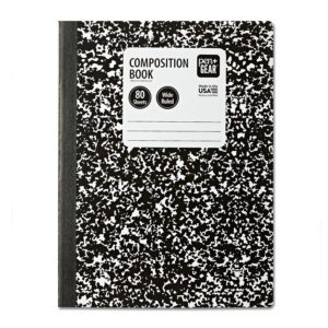 Pen+Gear 20 pack, Wide-Ruled Marble Composition Book, 9.75 x 7.5, 80 Sheets, New - Image 2