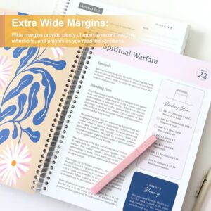 The Bible In A Year: A 52-Week Journey Through God's Word, Extra-Wide Margins Notebook for Thinking, 365 Pages Bible Notebook (A5 Size) - Image 7