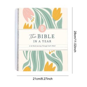The Bible In A Year: A 52-Week Journey Through God's Word, Extra-Wide Margins Notebook for Thinking, 365 Pages Bible Notebook (A5 Size) - Image 14