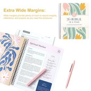 The Bible In A Year: A 52-Week Journey Through God's Word, Extra-Wide Margins Notebook for Thinking, 365 Pages Bible Notebook (A5 Size) - Image 35